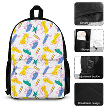 Cargar imagen en el visor de la galería, Mochila Grande Capacidad para Escuela Trabajo para Adultos Niños Estudiantes XB0604116 Personalizada Impresion Completa de Una Imagen con Foto Logo Patrón Texto