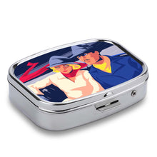 Cargar imagen en el visor de la galería, Pastillero Cuadrado Metalico Portátil JJ0521162 Personalizado Impresión con Foto Logo Patrón Texto Imágen