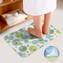 Cargar imagen en el visor de la galería, Conjunto de dos piezas de alfombrillas de terciopelo coral Alfombra Suave Absorbente JJ0519177 Personalizado con impresión completa de una imagen con Foto Logo Patrón Texto