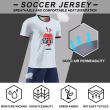 Cargar imagen en el visor de la galería, JG6319 Uniforme de Fútbol para Adultos con Diseño Personalizado Personalizada de Tus Nombres o Fotos