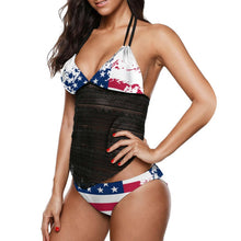 Cargar imagen en el visor de la galería, Tankini / Bañador de dos piezas para Mujer WK2304 Personalizado con impresión completa con Foto Logo Patrón Texto
