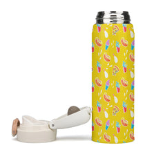 Cargar imagen en el visor de la galería, Taza Termo de Acero Inoxidable 350ml / Taza Térmica con Estampado para Agua Café para Mujer Hombre Niños Adultos JJ0520184 Personalizada Impresion Completa con Foto Logo Patrón Texto