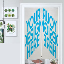 Cargar imagen en el visor de la galería, Cortina de Puerta Blanca Personalizado Personalizada con Foto, Texto o Logo