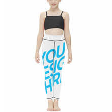 Cargar imagen en el visor de la galería, Pantalones Largos de Yoga Leggings Mallas de Ejercicio Deportes para Niños Niñas Chicas NT09 Personalizados con Impresión Completa con Foto Logo Patrón Texto