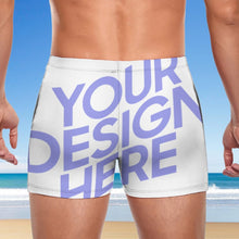 Cargar imagen en el visor de la galería, Bañador / Traje de baño / Pantalones de cortos con estampado de hombre DN003 Personalizado con Foto Logo Patrón Texto (Impresión Completa de múltiples imágenes)