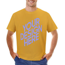 Cargar imagen en el visor de la galería, Camiseta Algodón 100% cómodo manga corta suave para hombre FS0803128 Personalizada con Impresión Frontal de una imagen con Foto Logo Patrón Texto