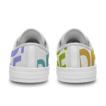 Cargar imagen en el visor de la galería, Zapatos de lona de moda Diseño Asimétrico para mujer hombre FS0811009 Personalizados con Impresión Completa con Foto Logo Patrón Texto