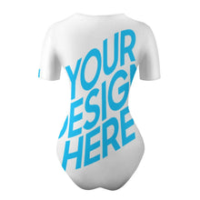 Cargar imagen en el visor de la galería, Bodysuit de Manga Corta para mujer JJ1209 Personalizado con Impresión Completa con Foto Logo Patrón Texto