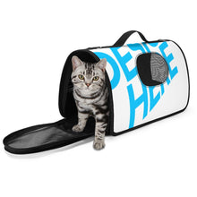 Cargar imagen en el visor de la galería, Bolso portátil para mascotas 45X26X23.5cm personalizado con patrón foto texto
