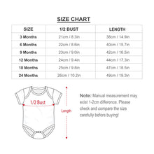 Cargar imagen en el visor de la galería, Mameluco Algodón de manga corta suave para bebé unisex YT1202005 Personalizado de una imagen con Foto Logo Patrón Texto