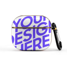 Cargar imagen en el visor de la galería, Funda protectora de auriculares para Apple AirPods 3 personalizada con texto de patrón de foto