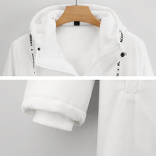 Cargar imagen en el visor de la galería, Chaqueta / Abrigo larga con forro polar prueba de viento invierno para hombre A677 Personalizada con Impresión Completa de múltiples imágenes con Foto Logo Patrón Texto