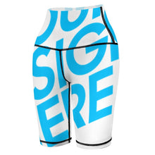 Cargar imagen en el visor de la galería, Pantalones Cortos de Yoga Ajustados Mallas de Fitness Deportes YJ047 Personalizados con Impresión Completa con Foto Logo Patrón Texto