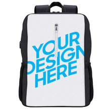 Cargar imagen en el visor de la galería, Mochila de Poliéster con Puerto de USB con Diseño Personalizado de Tus Textos o Imágenes