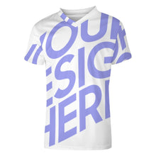 Cargar imagen en el visor de la galería, Camiseta Deportiva Transpirable de Fútbol Manga Corta para Hombre 3Z06 Personalizada con Impresión Completa de Una Imagen con Foto Logo Patrón Texto