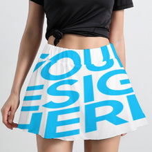 Cargar imagen en el visor de la galería, Minifalda corta elegante sexy de verano mujer con estampado para mujer B550 Personalizada con Impresión Completa de una imagen con Foto Logo Patrón Texto