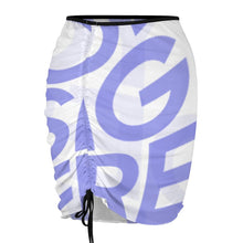 Cargar imagen en el visor de la galería, Falda corta cubierta de playa verano con cordones y nudos para mujer TX50 Personalizado con Impresión Completa con Foto Logo Patrón Texto
