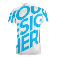 Cargar imagen en el visor de la galería, Polos / Camiseta de Manga Corta para hombre HT Personalizada con Impresión Completa de una sola imagen con Foto Logo Patrón Texto
