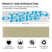 Cargar imagen en el visor de la galería, Letrero Tabla Tablero Índice de Hojalata GY0903318 Personalizado Personalizada con Foto, Texto o Logo