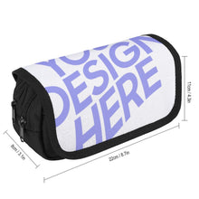 Cargar imagen en el visor de la galería, Estuche para lápices de doble capa Capacidad Grande para niño niña BG1613013 Personalizado con Foto Logo Patrón Texto