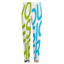 Cargar imagen en el visor de la galería, Pantalón de pijama suave para hombre D27P personalizado con patrón foto texto (impresión de imágenes múltiples)