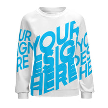 Cargar imagen en el visor de la galería, Sudadera Manga Larga con Cuello Redondo de Moda para mujer RH Personalizada con impresión completa de Dos Imágenes con Foto Logo Patrón Texto