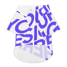 Cargar imagen en el visor de la galería, Camisas de verano para mascotas LM027 Camisa con estampado de perro y gato de estilo hawaiano transpirable fresca personalizado con patrón foto texto (impresión de imagen única)