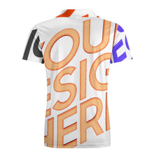 Cargar imagen en el visor de la galería, Polo de manga corta para niños pequeños de 3 a 16 años J62T personalizado con patrón foto texto (impresión de imágenes múltiples)