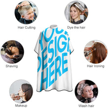 Cargar imagen en el visor de la galería, Capa Peluquería Infantil Bata de Corte de Pelo Delantal Impermeable de Afeitar Salón para Niños JJ0522084 Personalizada Impresion Completa de Una Imagen con Foto Logotipo Patrón Texto