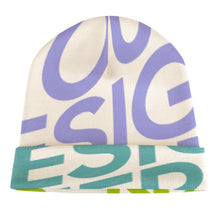 Cargar imagen en el visor de la galería, Gorro de Punto / Gorro Tejido con Estampado / Cálido Sombrero de Punto Unisex Adulto para Mujer Hombre FS0809066 Personalizado Impresion Completa de Múltiples Imágenes con Foto Logo Patrón Texto