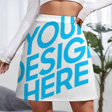 Cargar imagen en el visor de la galería, Falda Mini / Falda corta Sexy Estampado para mujer ALQ Personalizada con Impresión Completa de una imagen con Foto Logo Patrón Texto