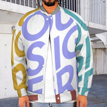 Cargar imagen en el visor de la galería, Uniforme de Béisbol Chaqueta Deportiva Casual para Hombre FS0818006 Personalizada con impresión completa de múltiples imágenes con Foto Logo Patrón Texto