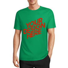 Cargar imagen en el visor de la galería, Camiseta 100% algodón orgánico estampada en el frente personalizado con patrón foto texto