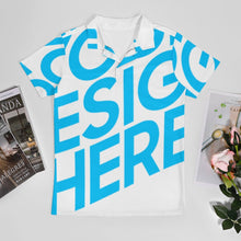 Cargar imagen en el visor de la galería, Polos / Camiseta de Manga Corta para hombre HT Personalizada con Impresión Completa de una sola imagen con Foto Logo Patrón Texto