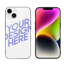 Cargar imagen en el visor de la galería, Carcasa / Funda de Vidrio para Apple iPhone 14 / 14 Plus / iPhone 14 Pro / 14 Pro Max para Mujer Hombre 3C0705127 Personalizada Impresion Completa de Una Imagen con Foto Logo Patrón Texto