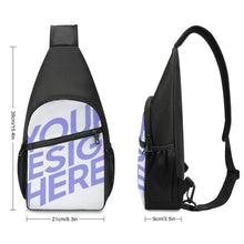 Cargar imagen en el visor de la galería, Bolsa de Pecho de Tela Oxford para mujer hombre XB0616000 Personalizada con Foto Logo Patrón Texto