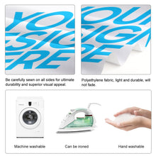 Cargar imagen en el visor de la galería, Telón de fondo para fotografía polietileno hoja de pantalla Paño de fondo de fotografía JJ0519181 Personalizado Personalizada con Foto, Texto o Logo