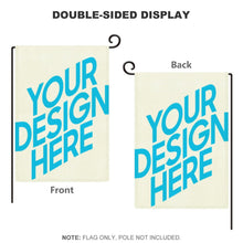 Cargar imagen en el visor de la galería, Bandera Lienzo Cuadro de jardín de lino (consistente en ambos lados) GY0904009 Personalizado,Personalizada Con Foto,Logo O Texto