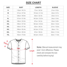 Cargar imagen en el visor de la galería, Camiseta de béisbol con botones completos para hombre J50T personalizado con patrón foto texto (impresión de imágenes múltiples)