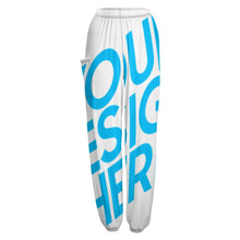 Cargar imagen en el visor de la galería, Pantalones Elásticos Casuales Deportivos para mujer NZ204 Personalizados con Impresión Completa de una imagen con Foto Logo Patrón Texto