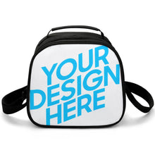 Cargar imagen en el visor de la galería, XB0602010 Bolsa de almuerzo para niños de poliéster Bolsa más fresca Bolsa térmica con asa y correa Personalizado con Foto o Mensajes de Texto