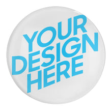 Cargar imagen en el visor de la galería, Imán de Cristal para Nevera (4 cm) con Diseño Personalizado Personalizada de Tus Textos o Fotos