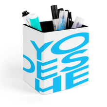 Cargar imagen en el visor de la galería, Porta bolígrafos de cuero cuadrado porta brochas de maquillaje porta artículos diversos personalizado con patrón foto texto