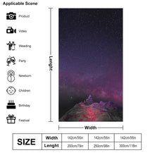 Cargar imagen en el visor de la galería, Telón de fondo para fotografía polietileno hoja de pantalla Paño de fondo de fotografía JJ0519181 Personalizado Personalizada con Foto, Texto o Logo