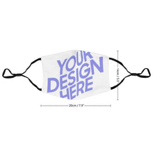 Cargar imagen en el visor de la galería, Mascarilla Higiénica de Múltiples Piezas Reutilizable Lavable para Adultos JJ0521003 Personalizada Impresion Completa de Una Imagen con Foto Logo Patrón Texto