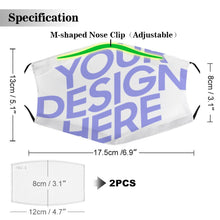Cargar imagen en el visor de la galería, Mascarilla Higiénica Reutilizable Lavable con Filtro para Adolescentes Infantil JJ0521186 Personalizada Impresion Completa de 3 Imágenes Diferentes con Foto Logo Patrón Texto