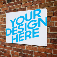 Cargar imagen en el visor de la galería, Letrero Tabla tablón Tablero Índice Logotipo de aluminio horizontal(20×30cm)GY0903294 Personalizado Personalizada con Foto, Texto o Logo