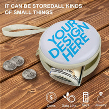 Cargar imagen en el visor de la galería, Bolsa de almacenamiento redonda de Hojalata Bolsa organizadora resistente al agua para mujer y hombre XB0603005 Personalizada con Foto, Texto o Logo