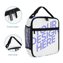 Cargar imagen en el visor de la galería, Bolsa de Almuerzo / Reutilizable Lonchera / Bolsa Térmica para Adultos Niños para Escuela Oficina Trabajo XB0602058 Personalizada Impresion Completa de Una Imagen con Foto Logo Patrón Texto