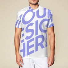 Cargar imagen en el visor de la galería, Camiseta Deportiva Transpirable de Fútbol Manga Corta para Hombre 3Z06 Personalizada con Impresión Completa de Una Imagen con Foto Logo Patrón Texto